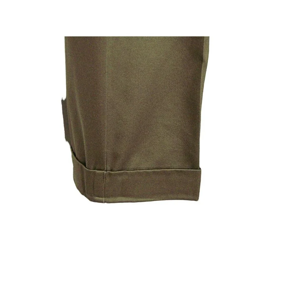 Round Tree & Yorke Mens Brown Classic Fit Comfort Expander Waist Pants Sz 36x30